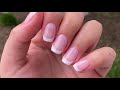 DIY french manicure tutorial using DIP powder!