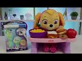 Cooking Paw Patrol Baby Skye Huge Lunch Time & Learning with Disney  Soul Imagine Ink Coloring Book!