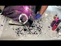 #6 Hubby Did A Shuriken Swipe! WHAT??? - Acrylic Pouring Art #acrylicpouring