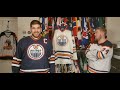 Phil unboxes a new Mitchell & Ness Oilers jersey - not what we thought!