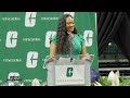 Tomekia Reed | UNC Charlotte Introductory Press Conference | HBCUGameDay.com