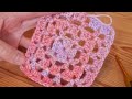 Crochet A Classic Lace Granny Square - My New Favourite Square! Easy crochet motif