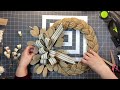 How to Make a Wreath | Braided Rope Wreath Tutorial | Crafting for Beginners | Easy DIY Wreath