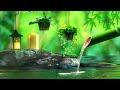 Healing Bamboo Water Fountain - Relaxing Music, Deep Sleep, Soothing Water Sounds and Meditation