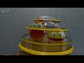 Pacman & Pacman's Protector Robot vs Combat Monster
