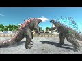 Team Thermonuclear Godzilla VS Team Legendary Godzilla Epic Battle of Titan Monster