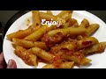 Red Sauce Pasta - Indian style Red sauce Pasta - Tomato Pasta- Flavours Of Food