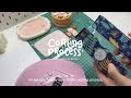 making clay trays and trinket dish🥞🍓✨ using air dry clay / no bake