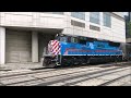 Railfanning N Clinton St Chicago ft. Metra F59's, SD70MAC's & AMTK 160