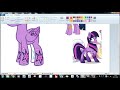 Speedpaint M L P Mane Six  redesign