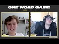 One Word Game | Including Athletes, Teams, Etc
