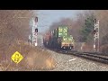 Man Says YES When Another Train Is Spotted! Triple Train Meet Long Range View! Canadian Pacific DPU!