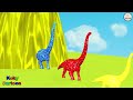 Paint Animals Gorilla Cow Lion Elephant Dinosaurs Dragons and T-Rex Fountain Crossing Animal Cartoon