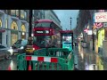 Heavy Rain Hits Central London ☔️ Summer Sunset to Dusk Evening Walk · 4K HDR