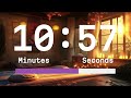 30-Minute Countdown Timer - Candle Room Dynamic Background + Progress Bar - Perfect For Meditation