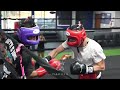 WOW! Technical Boxer Spars With 2024 NATIONAL Golden Gloves Champion!