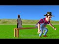 Scary Teacher 3D vs Squid Game King Cue Billiard vs Wooden Table 5 Times Challenge