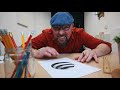 How to make Optical Illusion Art that tricks eyes! A simple art lesson that develops drawing skills.