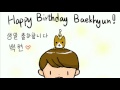 [EXO]Baekhyun Happy birthday!