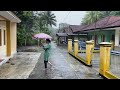 Rain Walk | Heavy Rain in a Peaceful Village | Forget Isomnia and Sleep Well With the Sound of Rain