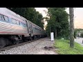 Amtrak 90406 Leads Amtrak 688 in Newmarket, NH