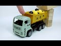 Marble Run Race ☆ HABA Slope & Retro Makita Truck, Garbage Truck Long Version #11