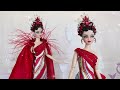 Red Queen • Custom Doll • Christmas Holiday • Merry Xmas •  DIY •  Doll Makeover Transformations