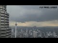 4K View of Kuala Lumpur City from the top of Petronas Twin Tower