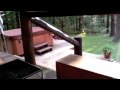 A black bear seen at a friend's cabin in western Maryland