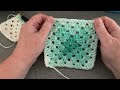 🧶 No More Turning Chain Seam Free GRANNY SQUARE & How to Apply to Other Stitches #crochet 😳