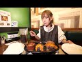 [Big eater] The side dish was fried chicken...?![Mayoi Ebihara]