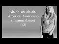 Glee Cast- Americano/Dance Again (with lyrics)