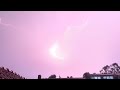 Rolwolk en zwaar onweer boven Deventer