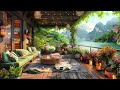 Warm Coffee Shop Ambience ☕ Spring Jazz Music for Relaxing, Studying, Working, and Good Sleep