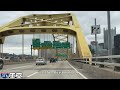I-376 East - Pittsburgh - Pennsylvania - 4K Highway Drive