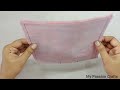 DIY Cell Phone Bag | Quilting mini Cross Bag | Mobile Pouch Making with One Piece of Cloth | Purse