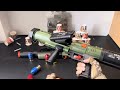 Special police weapon toy gun set unboxing, seal revolver, M79 howitzer, RPG rocket launcher, bomb