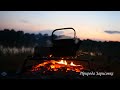 MEDITATION ON THE FIRE. by the fire in nature we listen to THE SOUNDS OF NATURE. Firewood Burning.