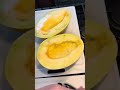 How to cut a Canary yellow melon!