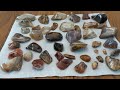 Rock Tumbler Fun: Petrified wood and agates tumbled up real nice.