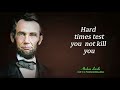 Always Be Silent In These 5 Situations | President Abraham Lincoln Quotes To Inspire You