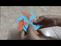 How to make a origami transforming ninja star