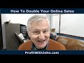 How To INCREASE YOUR SALES significantly in the next 30 days