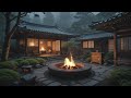 Calming Night: Fireplace and Relaxing Sounds for Sleep and Meditation.