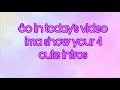 4 cute intros (no text) ||arial andmore||💞☺️