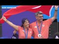 Ilayda Tahran & Yusuf Dikec (Team Turkiye) & their medal in Air Pistol @ Paris 31 july 2024 Olympics