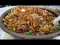 claypot chicken rice - malaysian street food