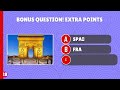 Guess the Country by its monument | Famous Places Quiz 🗽 🏔️