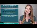 French Direct Object & Direct Object Pronouns (cod) // French Grammar Course // Lesson 31 🇫🇷