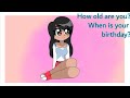 FACE REVEAL!?? | Q&A Animation Meme